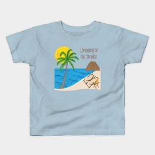 Tropical design, Dreaming of the Tropics Kids T-Shirt